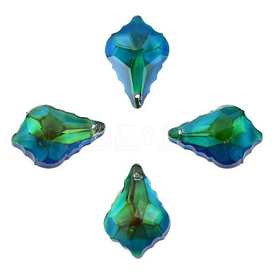 4Pcs Glass Pendants GLAA-TA0004-30-1