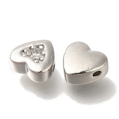 Brass Micro Pave Cubic Zirconia KK-Q001-05P-03-1