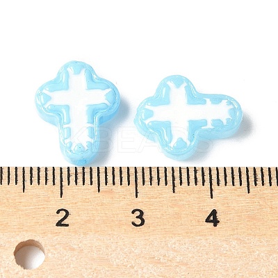 Baking Paint Glass Enamel Beads LS-BLOW-D300-06B-1