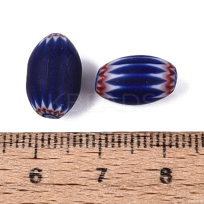 Handmade Millefiori Glass Barrel Beads LS-LA-N002-04C-1