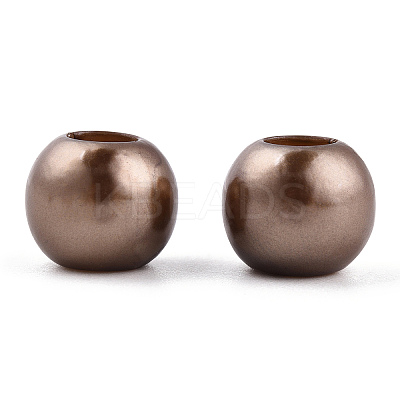 ABS Plastic Imitation Pearl European Beads MACR-R530-12mm-A46-1