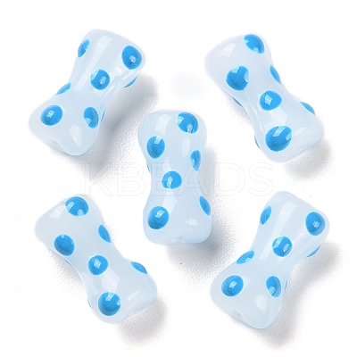 Handmade Bumpy Lampwork Beads LAMP-C012-01F-1