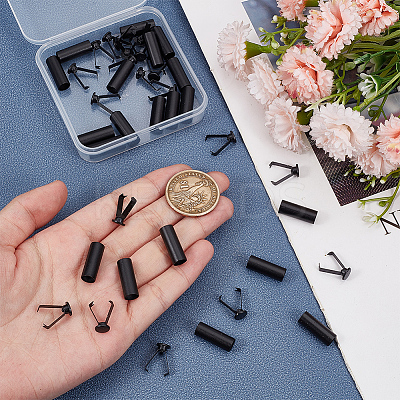 Alloy Detachable Cord End Lock Stoppers FIND-CP0002-55C-1