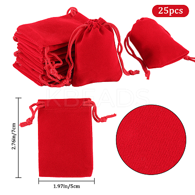 Rectangle Velvet Drawstring Pouches TP-BBC0001-06A-1