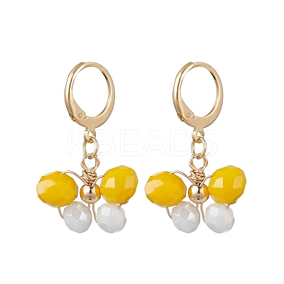 7 Pairs 7 Colors Alloy Dangle Leverback Earrings EJEW-JE05716-1