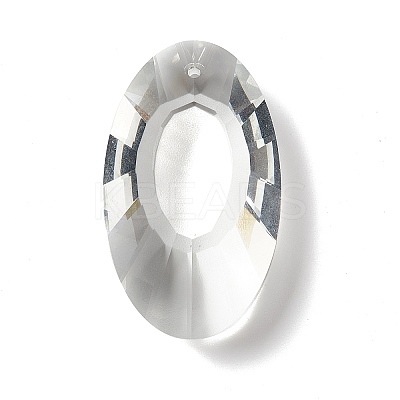 Transparent Glass Big Pendants X-GLAA-F118-08-1
