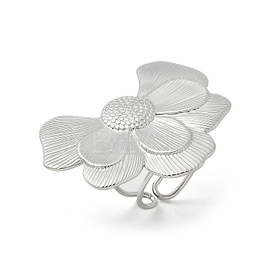 304 Stainless Steel Cuff Open Rings for Women LS-RJEW-F195-03P-1