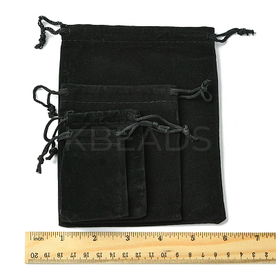 30Pcs Rectangle Velvet Pouches TP-FS0001-02A-1