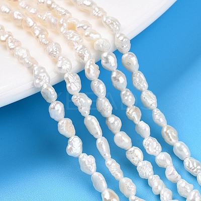 Natural Cultured Freshwater Pearl Beads Strands PEAR-N014-03H-1