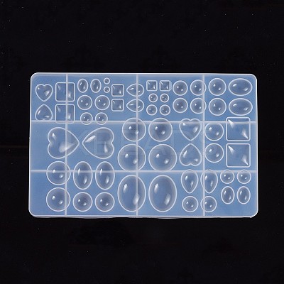 DIY Silicone Cabochon Molds AJEW-P042-01-1