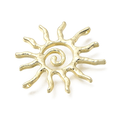 Hammered Alloy Pendants PALLOY-B016-03A-G-1