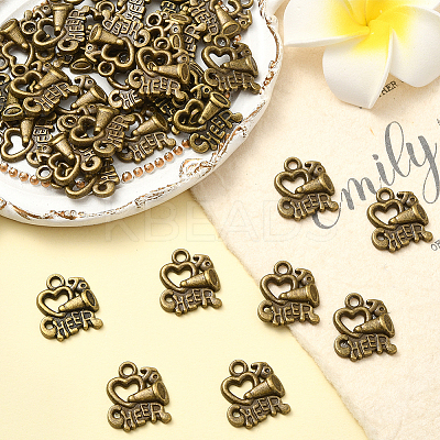 60Pcs Tibetan Style Alloy Pendants FIND-SC0018-05-1