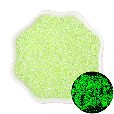 Luminous Glow in the Dark Glass Seed Beads PW-WG72127-05-1