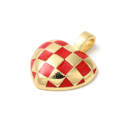 Rack Plating Brass Enamel Pendants KK-Z056-41G-03-1