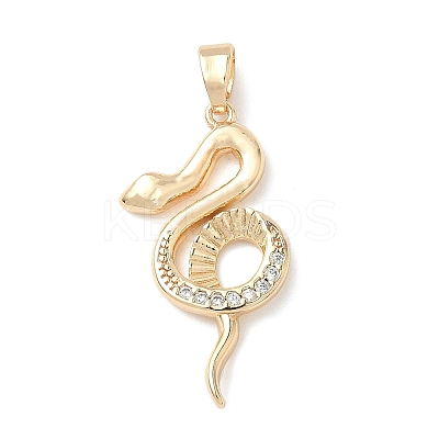 Brass Micro Pave Cubic Zirconia Pendants LS-KK-Q037-01A-G-1