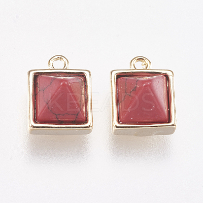 Synthetic Turquoise Pendants LS-G-P362-04B-1