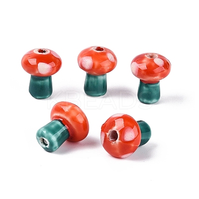 Handmade Porcelain Beads PORC-N012-03D-1