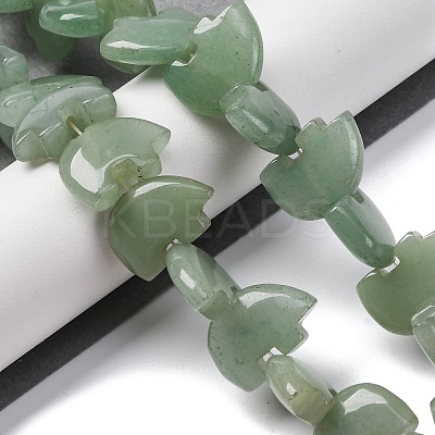 Natural Green Aventurine Beads Strands G-F783-G02-01-1