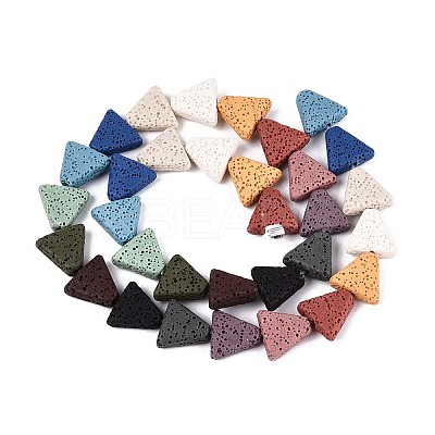 Natural Lava Rock Beads Strands G-N257-21A-01-1