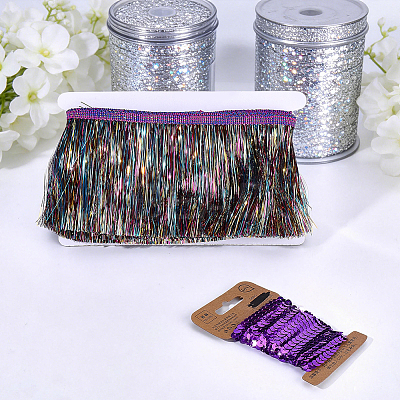5M Polyester Tinsel Tassel Trimming OCOR-PH0036-47-1