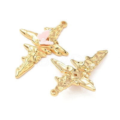 304 Stainless Steel Resin Pendants STAS-C134-38G-1