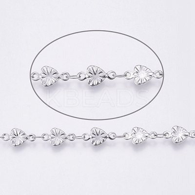 Tarnish Resistant 304 Stainless Steel Chains CHS-E002-04-1