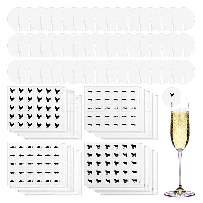 Blank Paper Wine Glass Tags CDIS-OC0001-07E-1