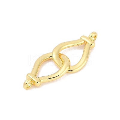 Brass Connector Charms KK-M311-01G-1