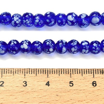 Handmade Lampwork Beads Strands LAMP-H071-01A-01-1