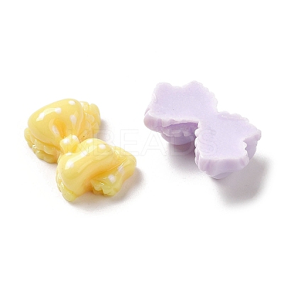 Opaque Resin Cabochons RESI-B017-02B-1