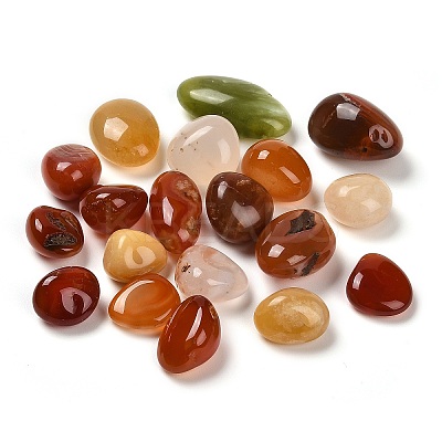 Natural Agate Dyed Nuggets Beads G-E600-01C-1