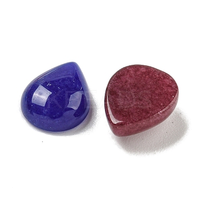 Dyed Natural White Jade Cabochons G-Q173-02C-11-1