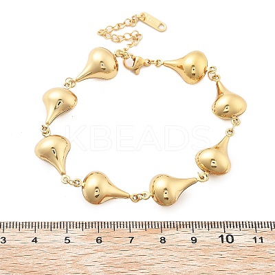304 Stainless Steel Link Chain Bracelets for Women BJEW-U021-08G-02-1