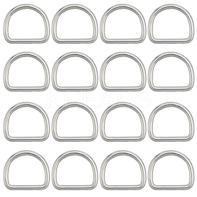 304 Stainless Steel D Rings STAS-CP0001-05B-1
