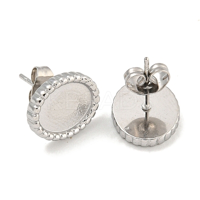 Non-Tarnish 304 Stainless Steel Stud Earrings Findings EJEW-A111-03P-1