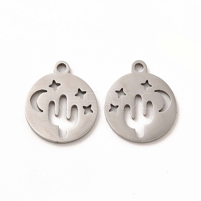 Non-Tarnish 201 Stainless Steel Charms STAS-E188-10P-1