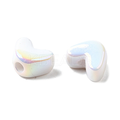 UV Plating Opaque Acrylic Beads MACR-F083-12G-1