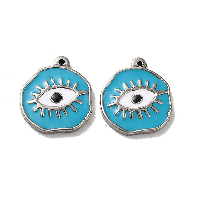 304 Stainless Steel Charms STAS-C074-06P-02-1