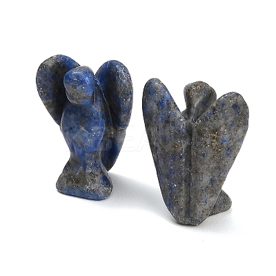 Natural Lapis Lazuli Gemstone Carved Angle Figurines GG-CBA8396-A03-1