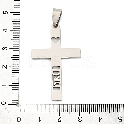 Non-Tarnish Father's Day 201 Stainless Steel Pendants STAS-N103-189P-1