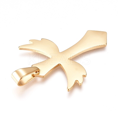 304 Stainless Steel Pendants STAS-I135-02G-1