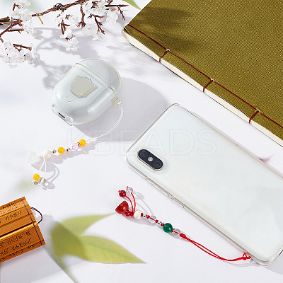 2Pcs 2 Colors Natural Chalcedony Big Pendant Decoration HJEW-OC0001-09-1