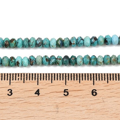 Natural HuBei Turquoise Beads Strands G-B175-A15-2x4mm-1