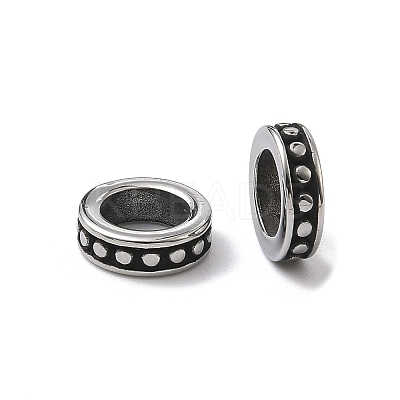 Retro 316 Surgical Stainless Steel Spacer Beads STAS-L307-14AS-1