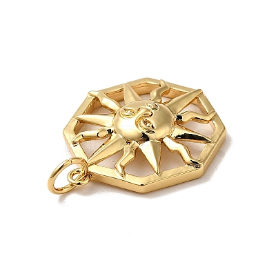 Rack Plating Brass Pendants LS-KK-H431-32G-1