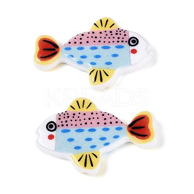 Printed Opaque Resin Beads RESI-N043-23A-1