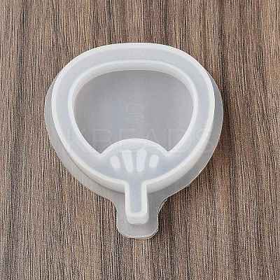 Fan Pendant DIY Silhouette Silicone Molds DIY-Z040-01B-1
