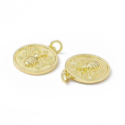 Rack Plating Brass Pendants LS-KK-B065-21G-1