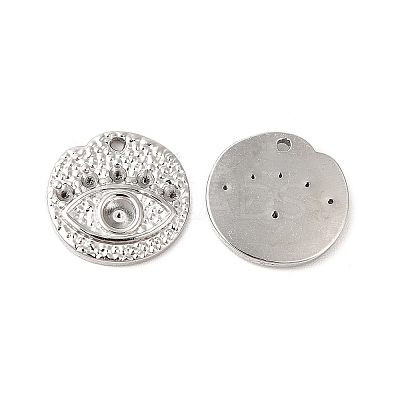 Tarnish Resistant 304 Stainless Steel Pendant Rhineatone Settings STAS-L268-005P-1
