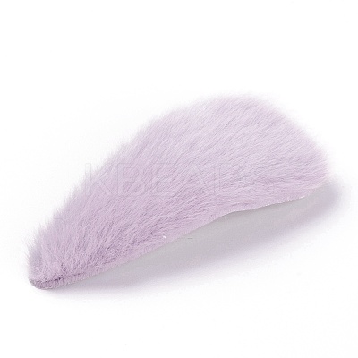 Tarnish Resistant Plush Snap Hair Clips PHAR-P004-07-1